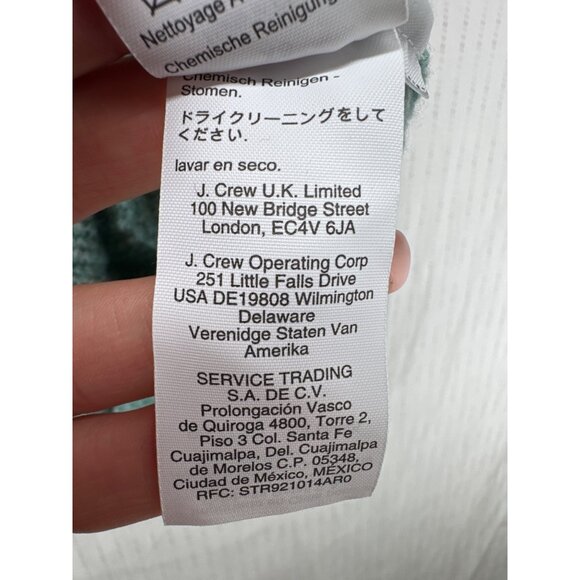 J.Crew Womens Sweater Sz XS Green Fair Isle Nordic Ski Classic Alpaca/Lambs Wool - Picture 6 of 11